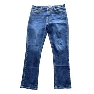 Members Mark Straight Fit Jeans Mens 32x30 Blue Premium Stretch Denim Pants